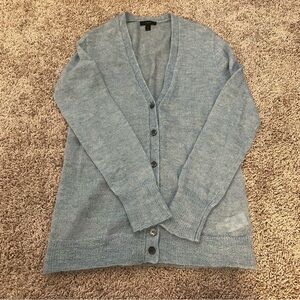 {J.Crew} Light Blue Oversized Button Down Cardigan